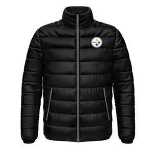 Pittsburgh Steelers Men's Full Zip Puffer Jacket Winter Coat NWT